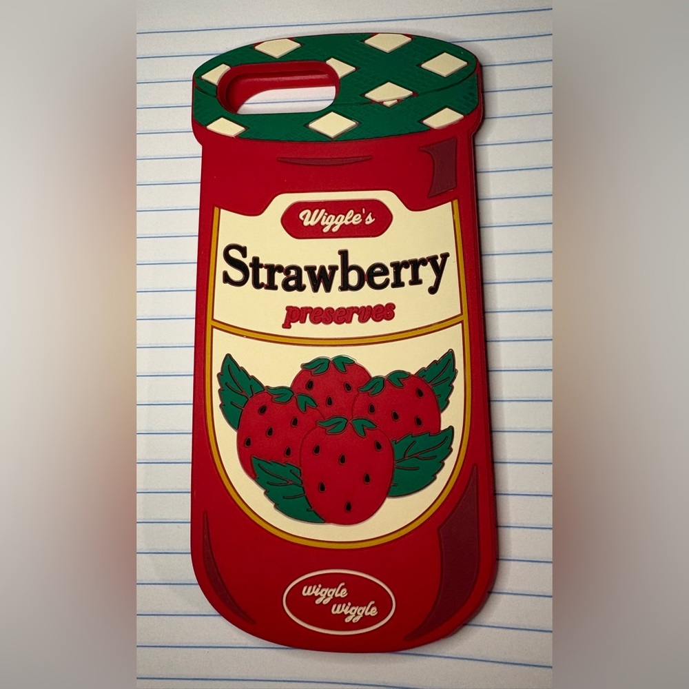 Like New Wiggle Wiggle Strawberry Jam iPhone 7plus/8plus Case